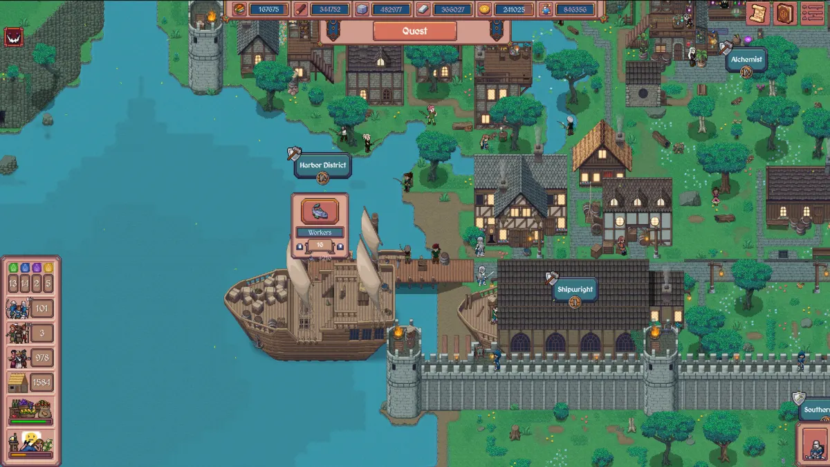 A large fortified Hearth and Hamlet settlement worth backing up